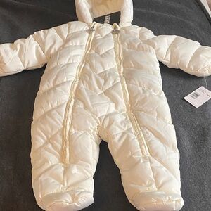 NWTs DKNY Quilted Baby Snowsuit